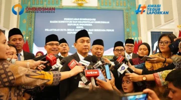 Ketua Ombudsman RI Hery Susanto ditangkap Kejaksaan Agung. (Posnews/Ist)