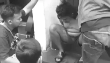 Seorang pelaku copet di Bogor diamankan polisi dalam kondisi luka setelah dihajar massa usai kepergok mencuri dompet di Jalan Suryakencana. (Posnews/Ist)