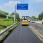 Pekerjaan pemeliharaan jalan di Tol Cipularang-Padaleunyi oleh Jasa Marga dengan penutupan lajur sementara. (Posnewa/Jasamarga)