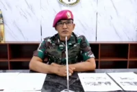 Perwira Hukum Resimen Bantuan Tempur 2 Marinir, Mayor Ahmad Fauzi. (Posnews/Instagram)
