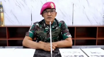 Perwira Hukum Resimen Bantuan Tempur 2 Marinir, Mayor Ahmad Fauzi. (Posnews/Instagram)