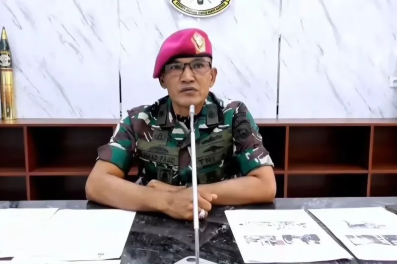 Perwira Hukum Resimen Bantuan Tempur 2 Marinir, Mayor Ahmad Fauzi. (Posnews/Instagram)