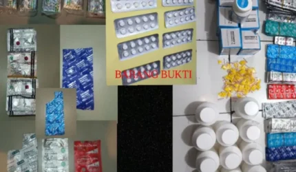 Polisi Gerebek Jaringan Obat Keras Ilegal di Sawah Besar, 31.997 Butir Disita – 5 Orang Diciduk