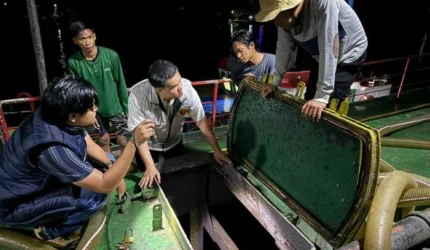 Polisi Gagalkan Penyelundupan 82 Ribu KL Solar di Banyuasin, Dua Kapal Disita