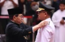 Pramono Anung melantik 11 pejabat tinggi Pemprov DKI Jakarta di Balai Kota secara tertutup, Rabu 15 April 2026. (Posnews/Kominfo)