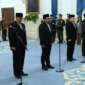 Presiden Prabowo Subianto melantik Dudung Abdurachman sebagai Kepala KSP di Istana Negara. (Posnews/Setpres)