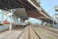 Progres pembangunan Stasiun JIS yang ditargetkan rampung Mei 2026. (Posnews/Net)