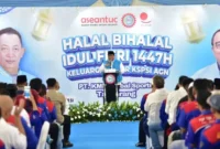 Sebanyak 200 ribu buruh akan padati Monas pada May Day 2026. Presiden Prabowo dijadwalkan pidato dan umumkan kebijakan baru. (Posnews/Ist)
