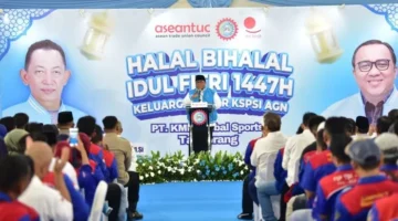 Sebanyak 200 ribu buruh akan padati Monas pada May Day 2026. Presiden Prabowo dijadwalkan pidato dan umumkan kebijakan baru. (Posnews/Ist)
