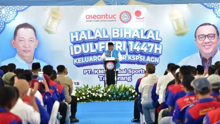 Sebanyak 200 ribu buruh akan padati Monas pada May Day 2026. Presiden Prabowo dijadwalkan pidato dan umumkan kebijakan baru. (Posnews/Ist)
