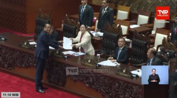 Suasana Rapat Paripurna DPR RI saat pengesahan Undang-Undang Pelindungan Pekerja Rumah Tangga tahun 2026. (Posnews/Ist)
