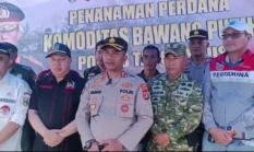 Program Asta Cita, Polres Tanggamus Garap Lahan 1 Hektar untuk Bawang Putih