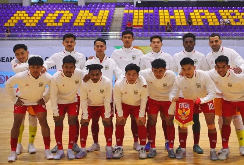 Timnas Futsal Indonesia bersiap menghadapi Vietnam di semifinal AFF Futsal 2026. (Posnews/Instagram)