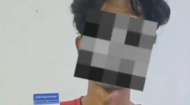 Polisi mengamankan pelaku pemalakan sopir bajaj di Tanah Abang Jakarta Pusa. (Posnews/Ist)