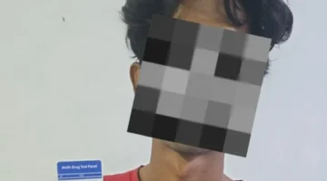 Polisi mengamankan pelaku pemalakan sopir bajaj di Tanah Abang Jakarta Pusa. (Posnews/Ist)