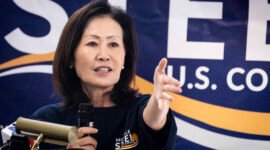 Kembalinya representasi diaspora. Presiden Donald Trump menunjuk mantan anggota Kongres keturunan Korea-Amerika, Michelle Park Steel, guna memimpin misi diplomatik di Seoul dan memperkuat aliansi strategis di tengah krisis global 2026. Dok: (Paul Bersebach/The Orange County Register via AP)