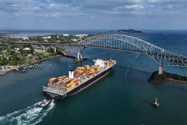 Pusat gravitasi perdagangan dunia memanas. Amerika Serikat menuduh China melakukan intimidasi maritim di Panama, memicu perang urat saraf terkait sejarah kolonialisme dan kendali atas Terusan Panama yang strategis. Dok: AP Photo/Matias Delacroix