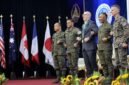 Sinergi lintas negara. Filipina dan Amerika Serikat meresmikan latihan militer Balikatan 2026 dengan partisipasi penuh pertama Jepang guna memperkuat interoperabilitas pertahanan di tengah ketegangan Laut China Selatan. Dok: Kyodo.