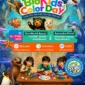 Anak-anak mengikuti kegiatan mewarnai satwa di BioKids Color Day Ancol. (Posnews/Ist)