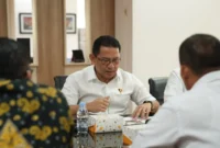 Brigjen Pol Edy Suranta Sitepu saat rapat koordinasi dengan Ditjen PKTN Kementerian Perdagangan membahas pengawasan perdagangan dan perlindungan konsumen. (Posnews/Ist)