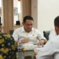 Brigjen Pol Edy Suranta Sitepu saat rapat koordinasi dengan Ditjen PKTN Kementerian Perdagangan membahas pengawasan perdagangan dan perlindungan konsumen. (Posnews/Ist)