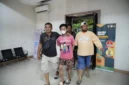 Pelaku pencurian motor Honda Scoopy diamankan polisi di Polsek Kalideres setelah aksinya terekam CCTV di Tegal Alur Jakarta Barat. (Posnews/Ist)