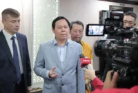Ketua DPD RI Sultan Bachtiar Najamudin memberikan pernyataan terkait usulan penguatan cadangan listrik nasional usai blackout massal di Sumatera. (Posnews/Ist)