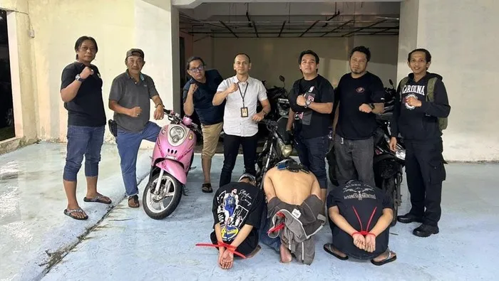 Korban Begal di Depok Ditusuk Gunting, Tiga Pelaku Berhasil Dibekuk Polisi. (Posnews/Ist)