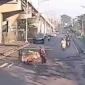 Pajero Tabrak Pedagang Buah di Duren Sawit Lalu Kabur. (Posnews/Ist)