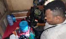 Satgas Tangkap Wadanyon HSSBI di Bandara Dekai, Amunisi dan Senjata Disita