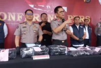 Polda Jambi Ungkap Sindikat Narkoba Lintas Provinsi, Negara Selamat dari Kerugian Rp596 Miliar. (Posnews/Ist)