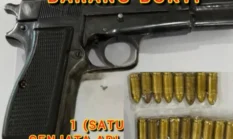 Simpan Senpi Ilegal dan Peluru Aktif di Kontrakan, Pria di Muba Diciduk Polisi