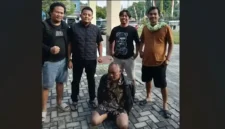 Polisi mengamankan pendiri Pondok Pesantren Tahfidzul Qur'an Ndolo Kusumo di Pati terkait kasus dugaan pelecehan santriwati. (Posnews/Ist)