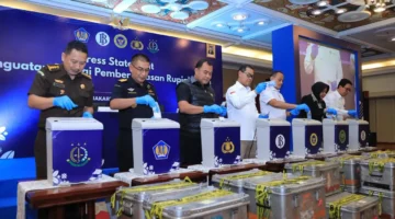 Bareskrim Bongkar Ratusan Kasus Uang Palsu, Ratusan Ribu Lembar Dimusnahkan. (Posnews/Ist)