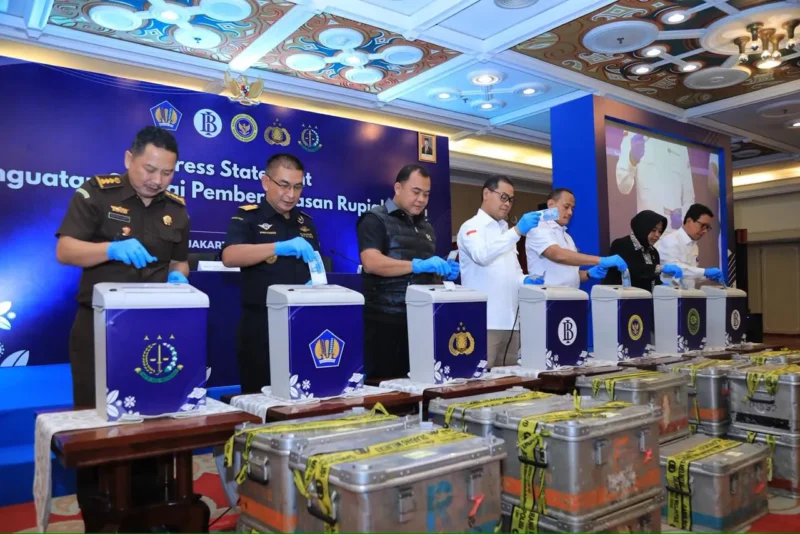 Bareskrim Bongkar Ratusan Kasus Uang Palsu, Ratusan Ribu Lembar Dimusnahkan. (Posnews/Ist)