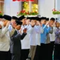 Presiden Prabowo Subianto melaksanakan Salat Idul Adha 1447 H di Wisma Indonesia Paris dan bersilaturahmi dengan diaspora Indonesia. (Posnews/Biro Pers)