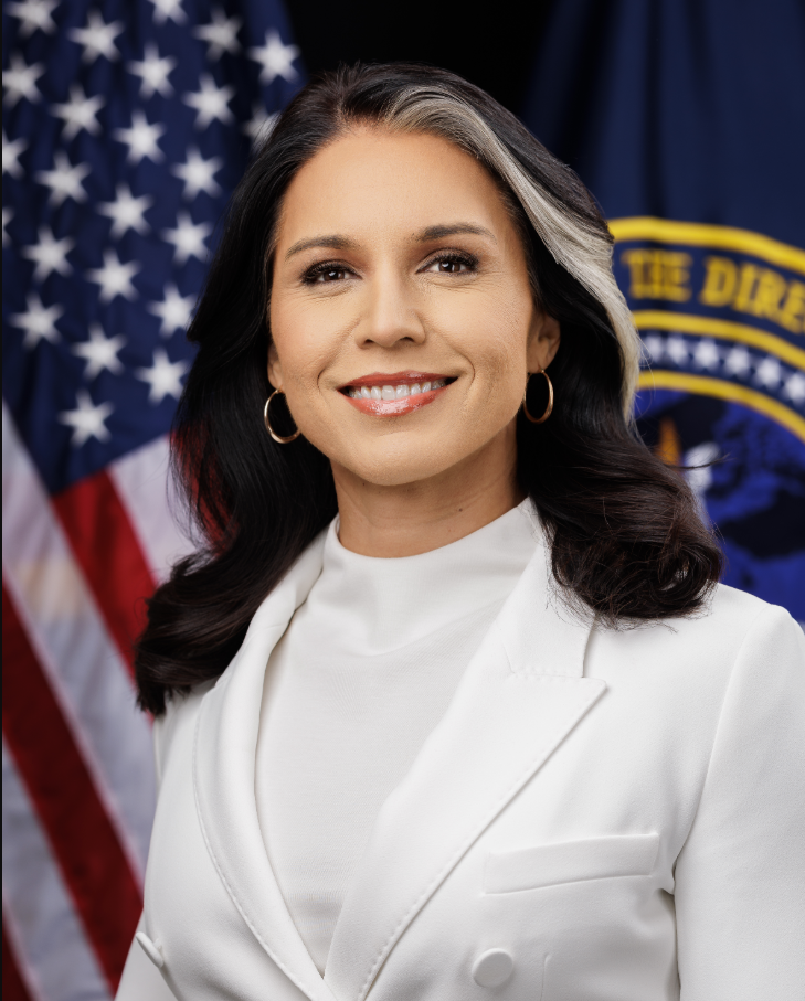Reshuffle kabinet berlanjut. Tulsi Gabbard resmi mundur dari jabatannya sebagai Direktur Intelijen Nasional (DNI) di tengah spekulasi tekanan Gedung Putih dan isu kesehatan keluarga. Dok: Istimewa.