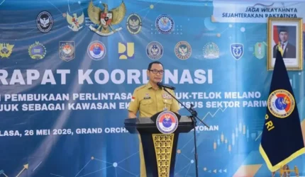 Forum koordinasi BNPP RI membahas percepatan pembukaan perlintasan Temajuk-Telok Melano dan pengembangan KEK pariwisata di perbatasan Kalimantan Barat.