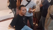 Petugas Bareskrim Polri menangkap DPO jaringan narkotika internasional terkait penyelundupan 11 kilogram sabu dari Malaysia di sebuah hotel di Kota Dumai, Riau. (Posnews/Ist)