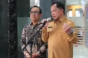 Menteri Dalam Negeri Tito Karnavian memberikan keterangan terkait rencana pemulihan bencana Sumatra di Kompleks Parlemen Senayan. (Posnews/Ist)