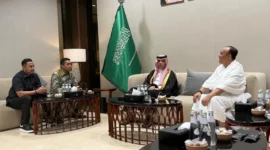 Wakapolri Komjen Pol Dedi Prasetyo bertemu jajaran Presidency of State Security Arab Saudi di Riyadh. (Posnews/Ist)