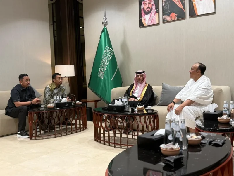 Wakapolri Komjen Pol Dedi Prasetyo bertemu jajaran Presidency of State Security Arab Saudi di Riyadh. (Posnews/Ist)