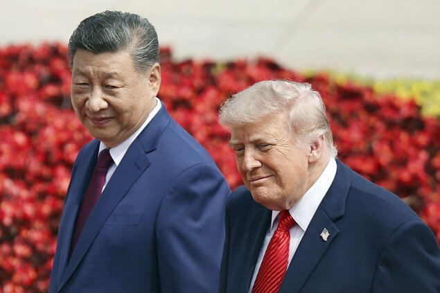 Babak baru hubungan G2. Presiden Donald Trump dan Presiden Xi Jinping menyepakati komitmen komersial bernilai miliaran dolar di Beijing guna meredakan perang dagang, di tengah ketegangan geopolitik yang masih belum terselesaikan. Dok: Istimewa.
