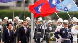 Benteng diplomasi di Amerika Selatan. Presiden Paraguay Santiago Pena melakukan kunjungan kenegaraan ke Taipei guna memperkuat hubungan diplomatik, mengabaikan desakan China untuk memutuskan tali persahabatan dengan Taiwan. Dok: Istimewa.