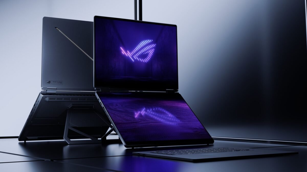 Lompatan besar laptop dua layar penuh. ASUS ROG resmi meluncurkan Zephyrus Duo 2026 di Indonesia dengan spesifikasi monster Intel Panther Lake dan grafis GeForce RTX. Dok: Istimewa.