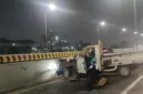 Kecelakaan Tunggal di Tol Cakung-Cilincing, Pengemudi dan Kenek Terluka. (Posnews/MR)