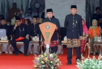 Pramono Anung memberikan keterangan terkait perayaan HUT ke-499 Jakarta di Balai Kota DKI Jakarta. (Posnews/Kominfo)