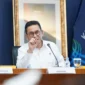 Menteri Perdagangan Budi Santoso memberikan keterangan terkait rencana penyesuaian HET MINYAKITA usai Rapat Koordinasi Tingkat Menteri Bidang Pangan di Jakarta. (Posnews/Ist)