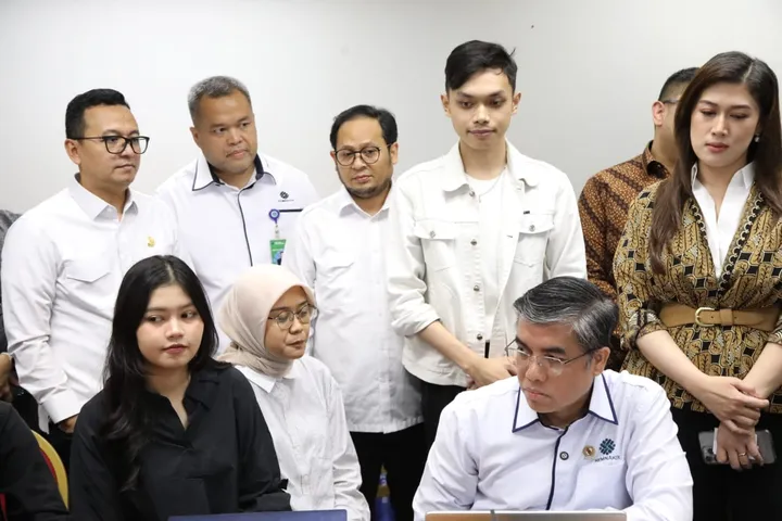 Peserta Program Magang Nasional Batch 4 mengikuti pelatihan dan persiapan kerja sebelum ditempatkan di perusahaan mitra pada Juli 2026. (Posnews/Ist)
