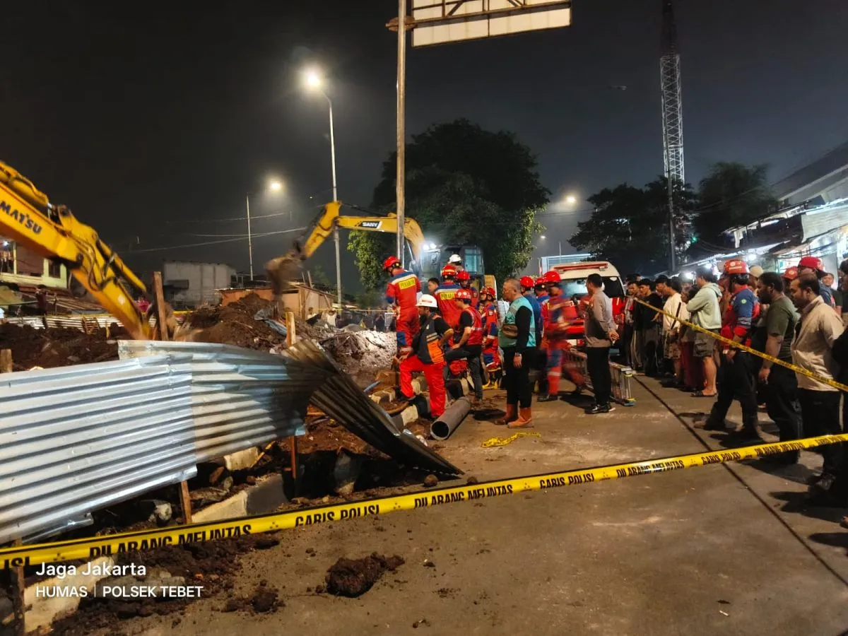 Polisi Selidiki Dugaan Kelalaian usai Bocah 4 Tahun Tewas Terjatuh ke Lubang Proyek di Tebet. (Posnews/Ist)